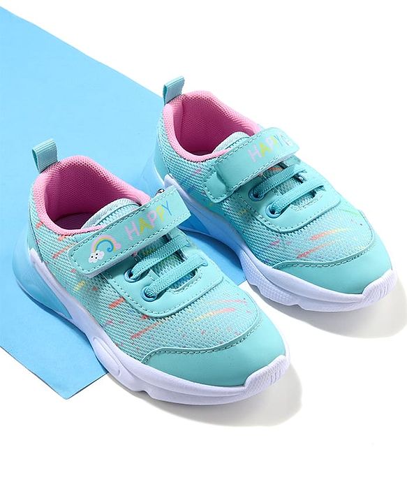 Cute Walk by Babyhug Sneaker Shoes with Velcro Closure - Pink