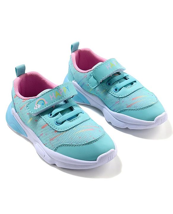 Cute Walk by Babyhug Sneaker Shoes with Velcro Closure - Pink