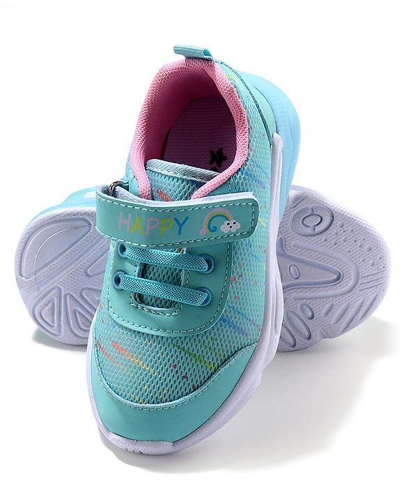 Cute Walk by Babyhug Sneaker Shoes with Velcro Closure - Pink