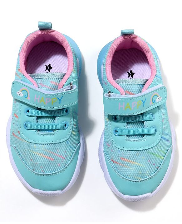 Cute Walk by Babyhug Sneaker Shoes with Velcro Closure - Pink