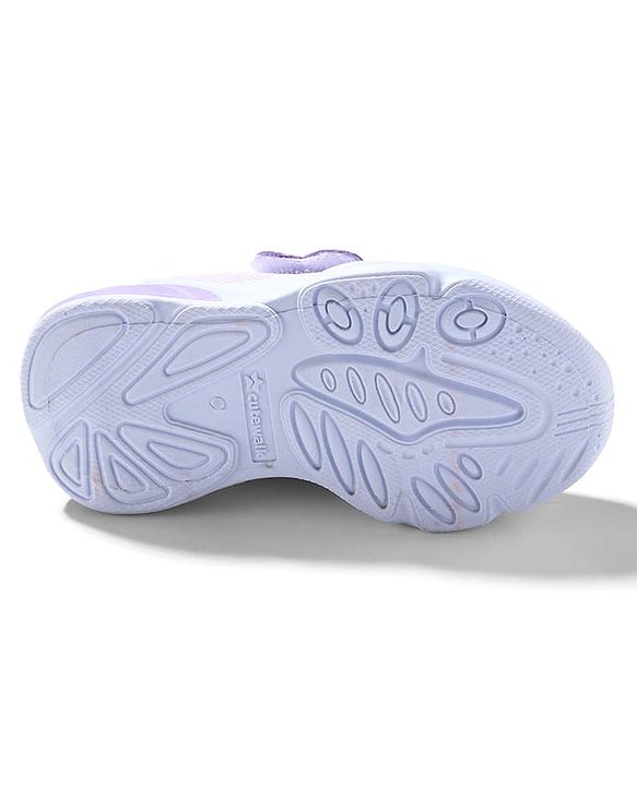 Cute Walk by Babyhug Sneaker Shoes With Velcro Closure & Floral Print - Pink