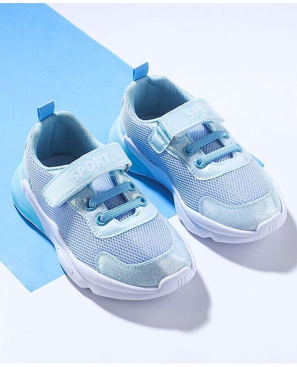 Cute Walk by Babyhug Sneaker Shoes With Velcro Closure - Blue