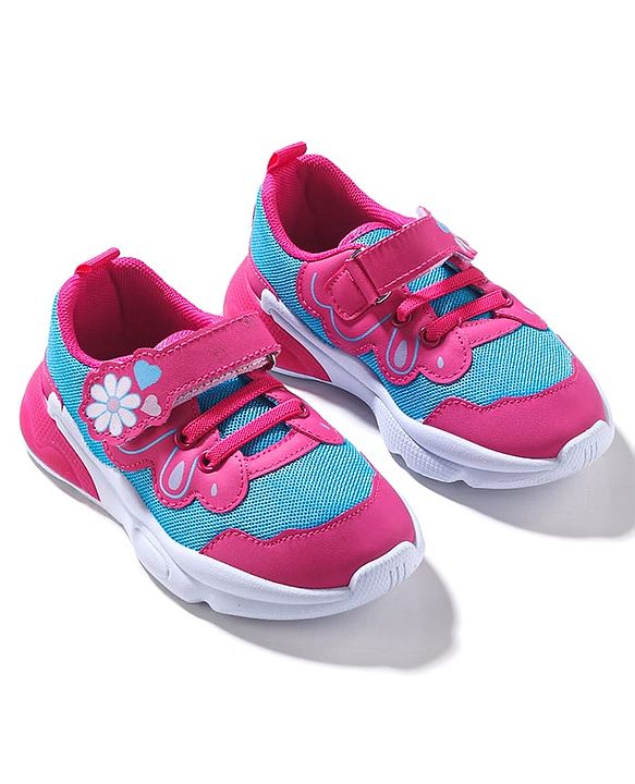 Cute Walk by Babyhug Sneaker Shoes With Velcro Closure - Blue