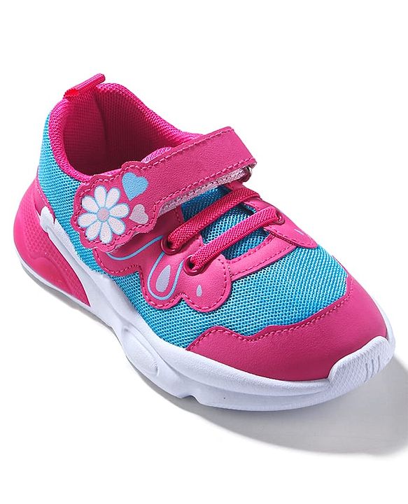 Cute Walk by Babyhug Sneaker Shoes With Velcro Closure - Blue