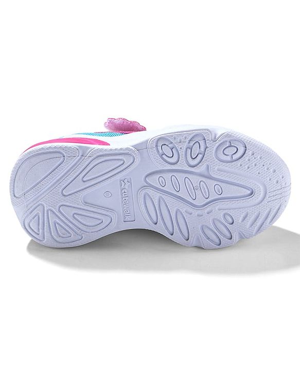 Cute Walk by Babyhug Sneaker Shoes With Velcro Closure - Blue
