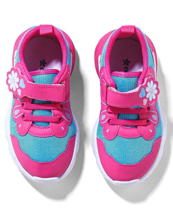 Cute Walk by Babyhug Sneaker Shoes With Velcro Closure - Blue