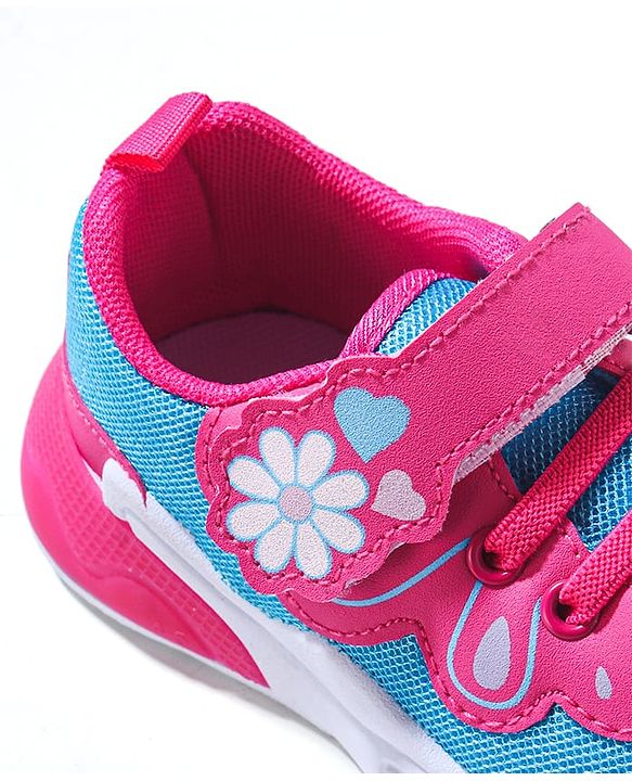Cute Walk by Babyhug Sneaker Shoes With Velcro Closure - Blue