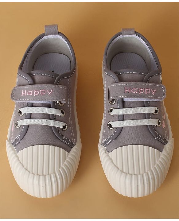 Cute Walk by Babyhug Casual Shoes with Velcro Closure & Dino Print - Light Green