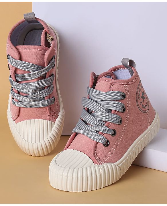 Cute Walk by Babyhug Casual Shoes with Lace up Closure - Brown