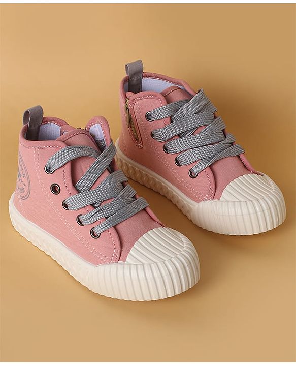 Cute Walk by Babyhug Casual Shoes with Lace up Closure - Brown
