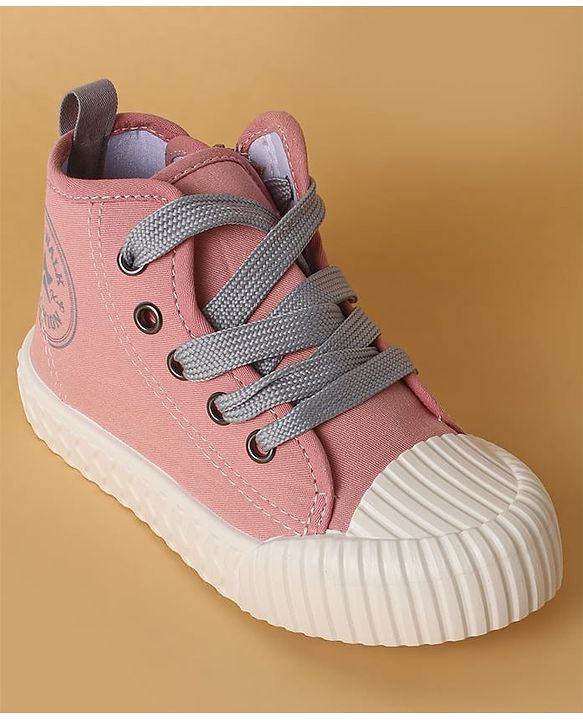 Cute Walk by Babyhug Casual Shoes with Lace up Closure - Brown