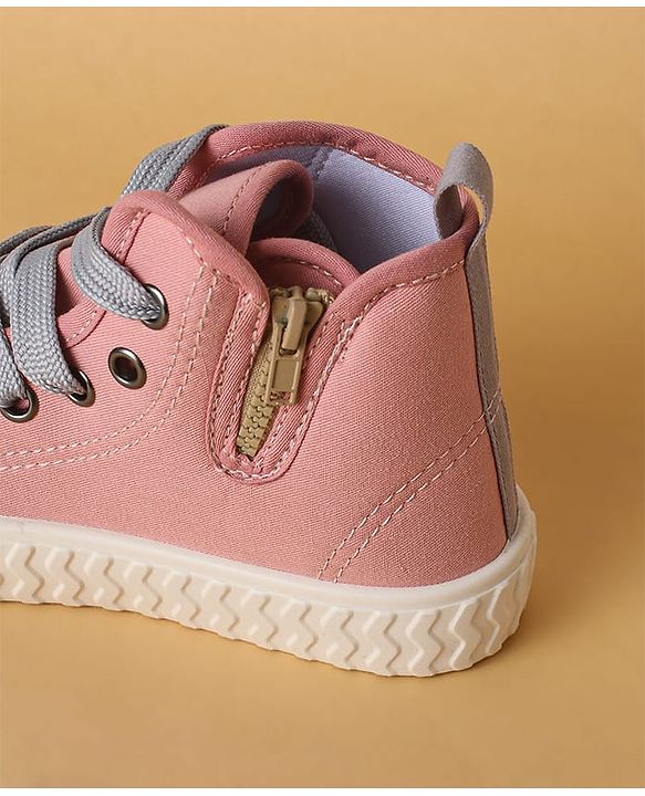 Cute Walk by Babyhug Casual Shoes with Lace up Closure - Brown