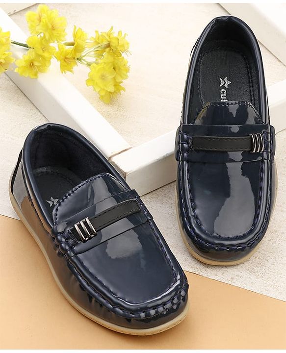 Cute Walk by Babyhug Slip On Loafers With Applique - Brown