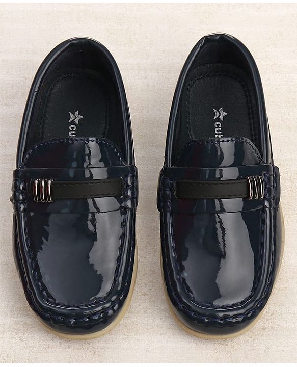 Cute Walk by Babyhug Slip On Loafers With Applique - Brown