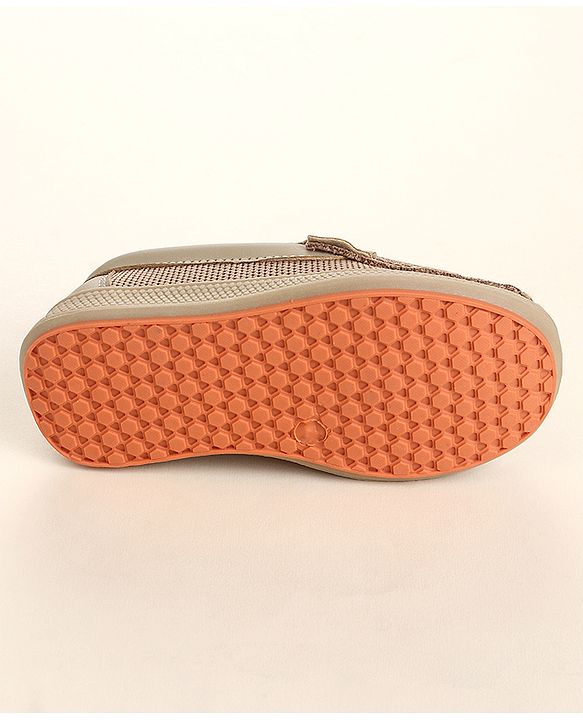 Cute Walk by Babyhug Slip On Solid Loafer - Beige