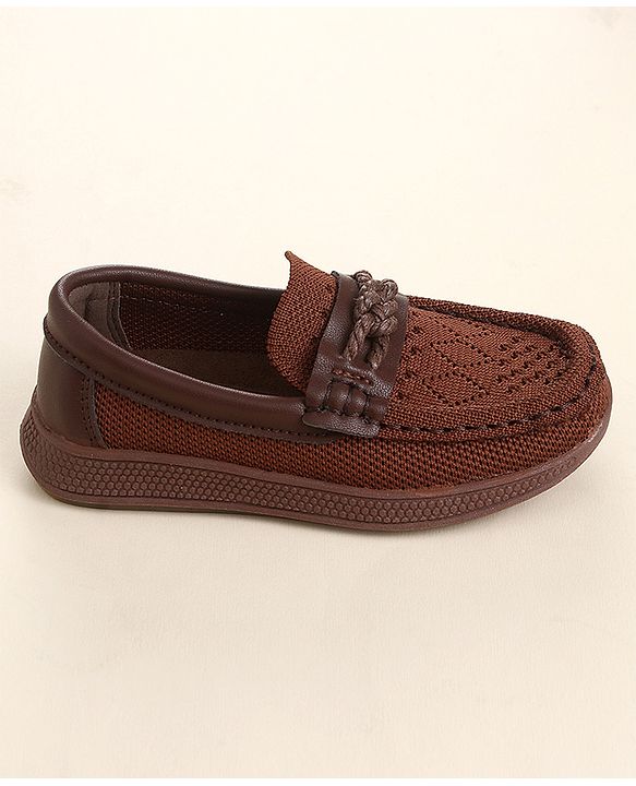 Cute Walk by Babyhug Slip On Solid Loafer - Beige
