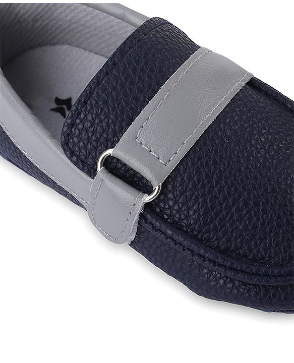 Cute Walk by Babyhug Slip on Booties - Navy Blue