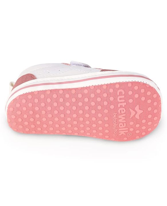 Cute Walk by Babyhug Velcro Closure Booties - Pink