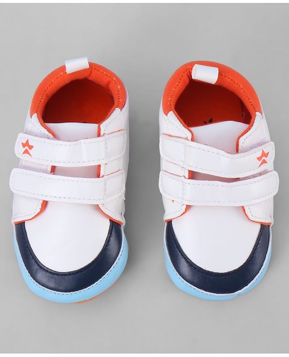 Cute Walk by Babyhug Velcro Closure Booties With Vehicle Print - Navy Blue