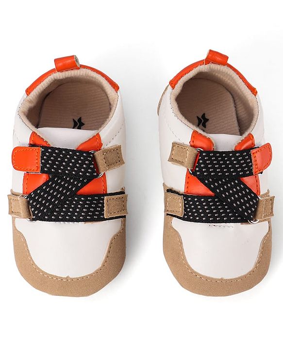 Cute Walk by Babyhug Slip On Booties with Star Print - Navy Blue