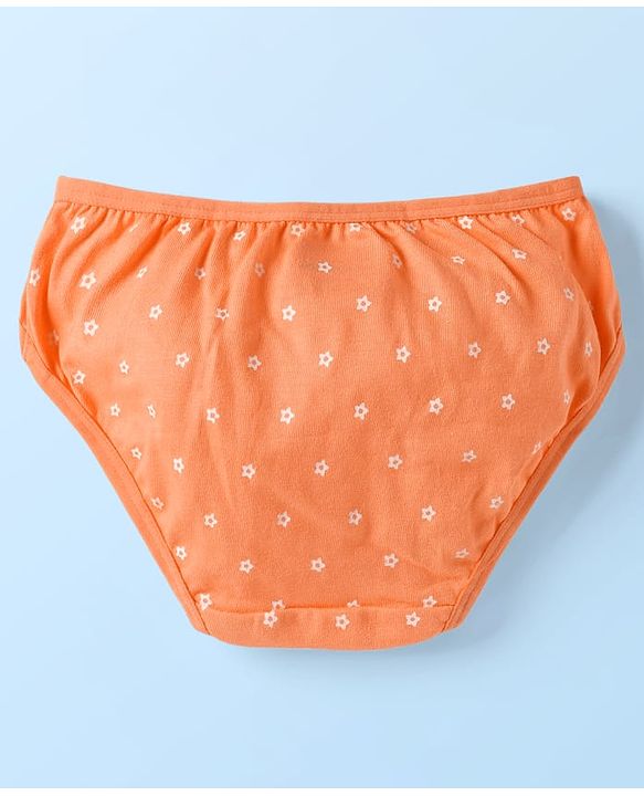 Babyhug 100% Cotton Stripes Floral & Tropical Theme Printed Panties Pack Of 3 - Multi Colour