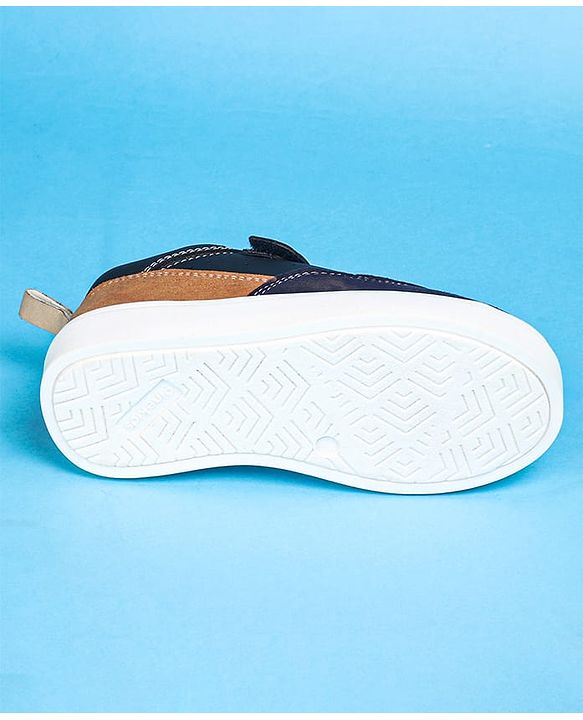 Pine Kids Casual Shoes with Velcro Closure - Navy Blue