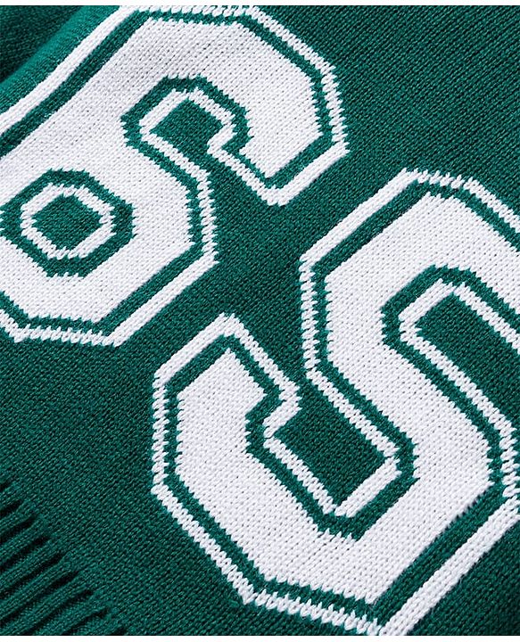 Babyhug Knitted Full Sleeves Sweater Set With Number Design - Dark Green