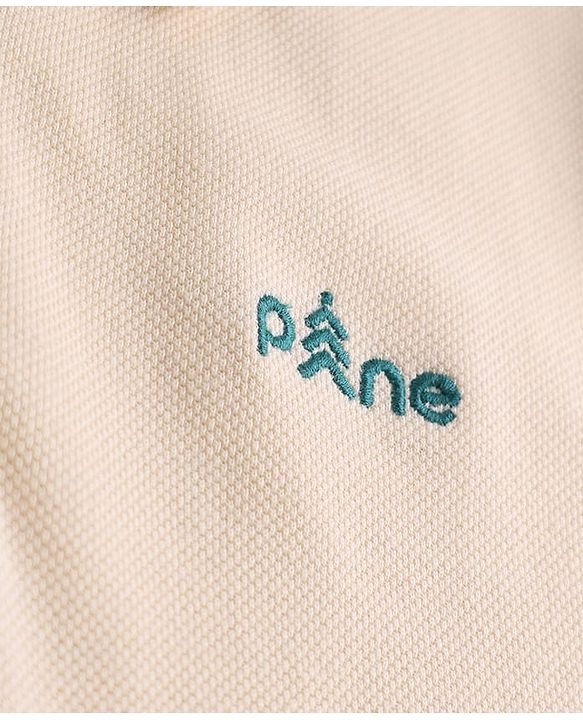 Pine Kids Cotton Knit Half Sleeves Polo T-Shirt with Number Patch - Black
