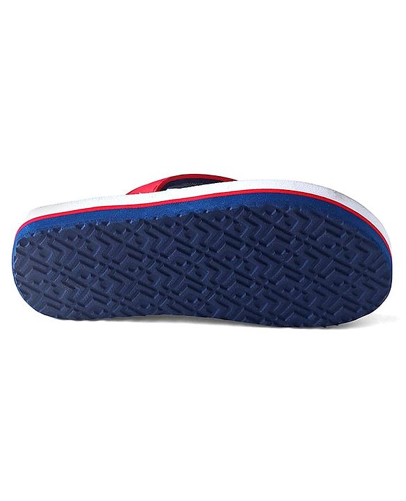 Pine Kids Marvel Slip On Flip Flops With Spider-Man Print - Red