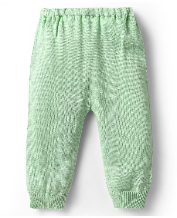 Babyhug Knitted Full Sleeves Sweater Set with Cable Knit Design - Wine