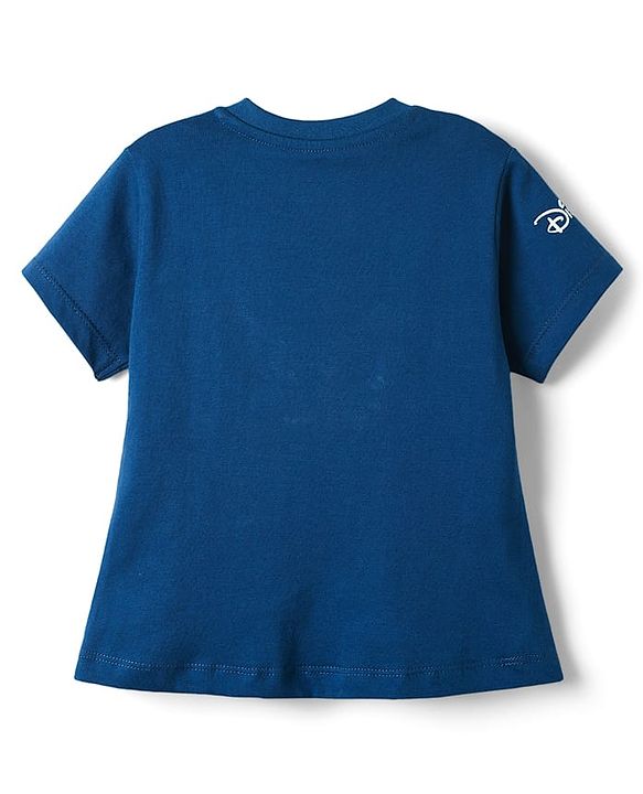 Babyhug Disney Single Jersey Knit Half Sleeves T-Shirt & Shorts Set with Chip N Dale Graphics - Navy Blue