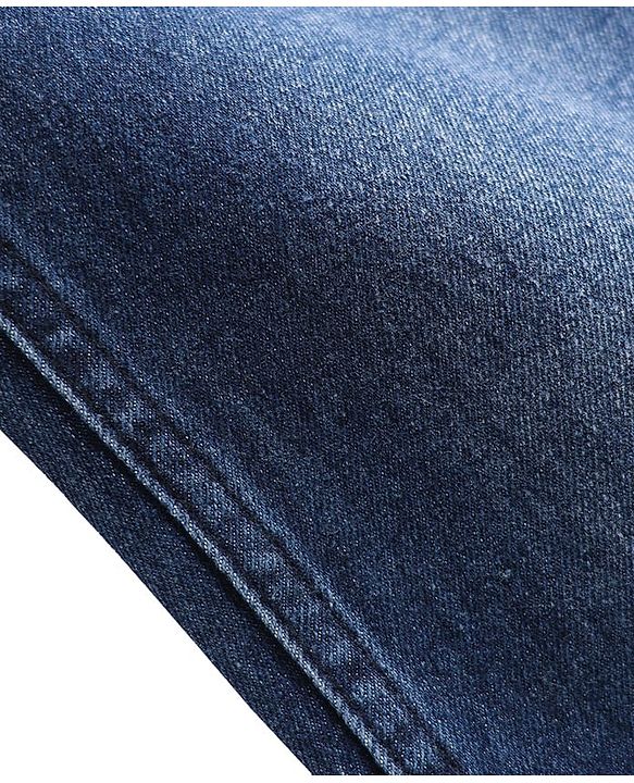 Pine Kids Denim Woven Full Length Washed Jeans - Blue