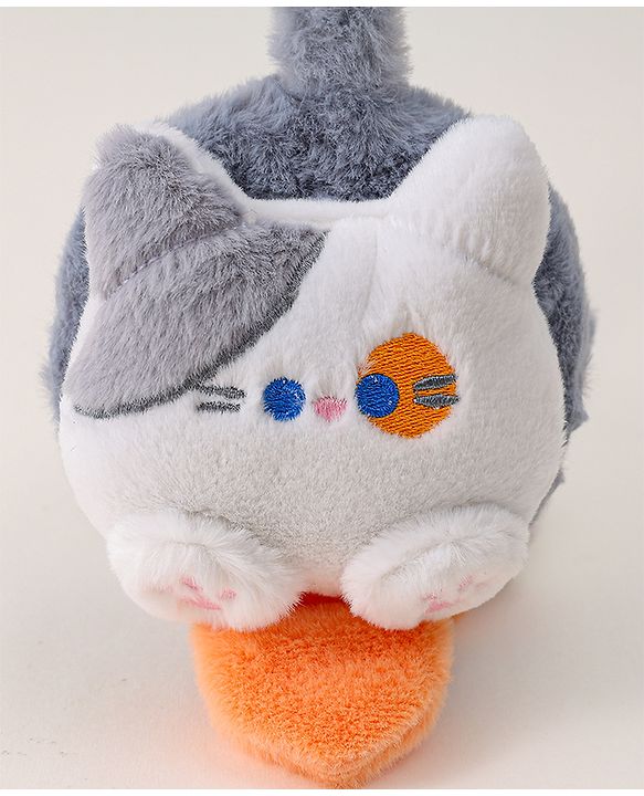 Babyhug Ear Muffs with Kitty Design - Light Blue