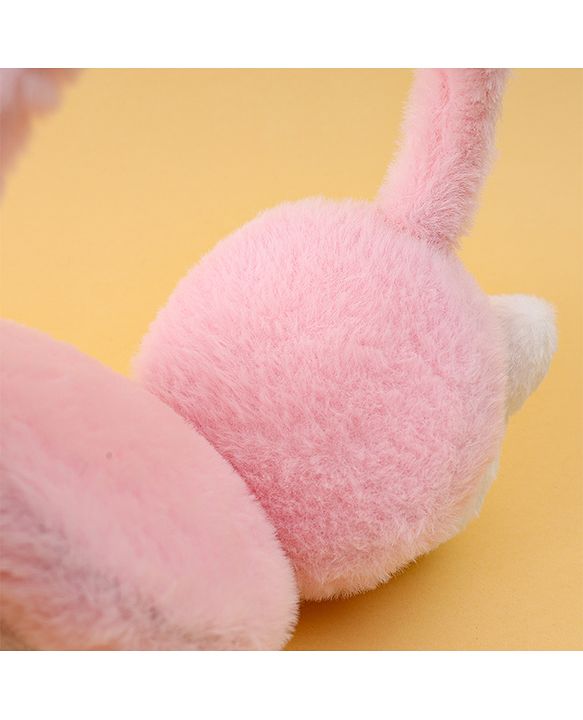 Babyhug Ear Muffs with Kitty Design - Pink