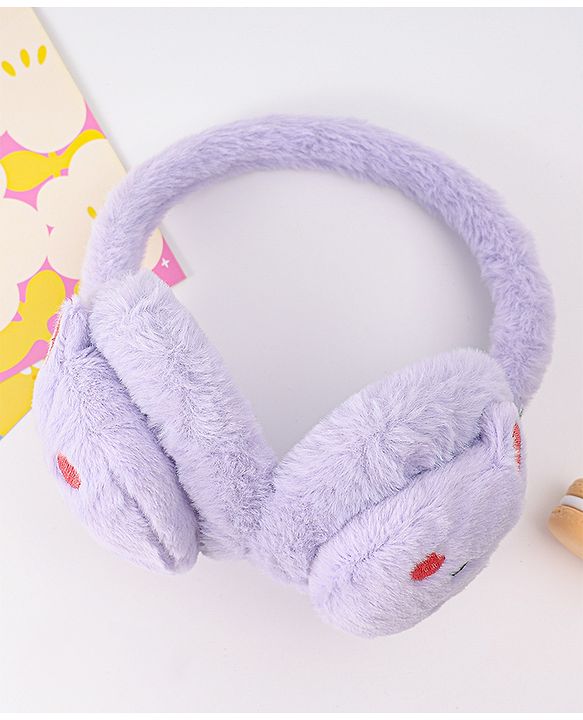 Babyhug Ear Muffs with Unicorn Design - Light Pink