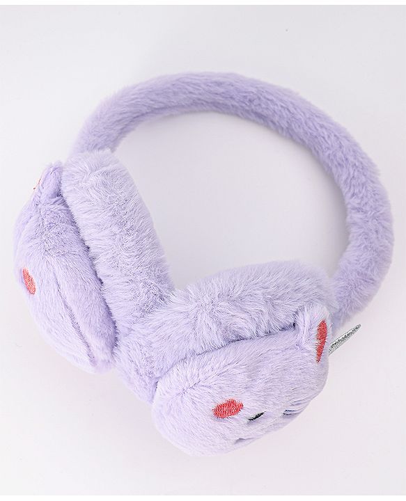 Babyhug Ear Muffs with Unicorn Design - Light Pink