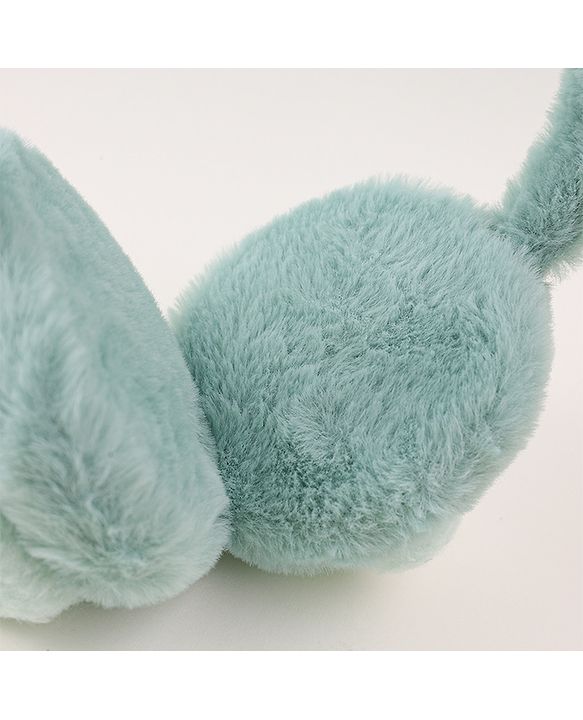 Babyhug Ear Muffs with Dino Design - Light Green