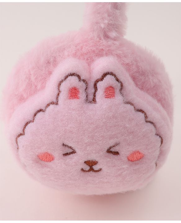 Babyhug Ear Muffs with Dino Design - Pink