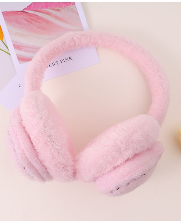 Babyhug Ear Muffs with Dino Design - Pink