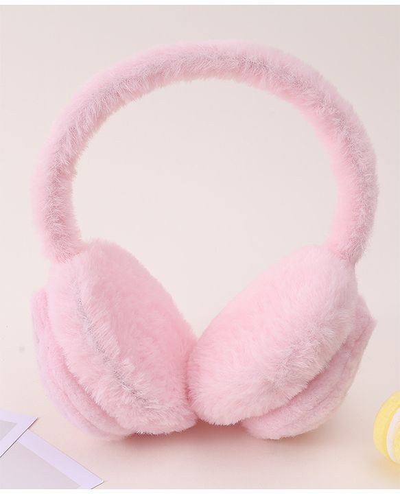 Babyhug Ear Muffs with Dino Design - Pink