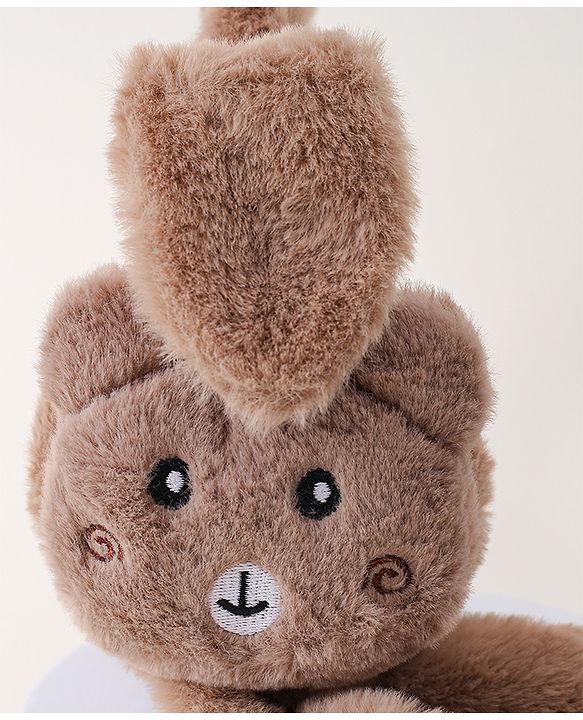 Babyhug Ear Muff with Bear Design - Tan