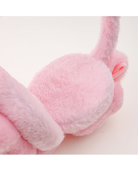 Babyhug Ear Muffs with Bear Design - Pink