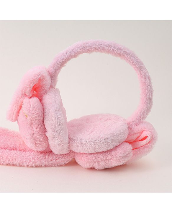 Babyhug Ear Muffs with Bear Design - Pink