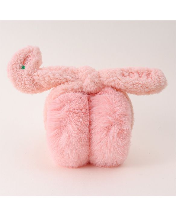 Babyhug Ear Muffs with Ear Applique - Pink