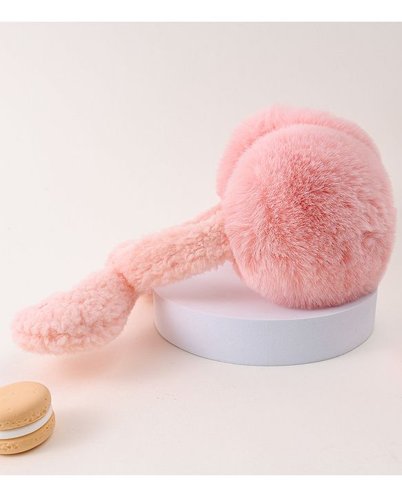 Babyhug Ear Muffs with Ear Applique - Pink