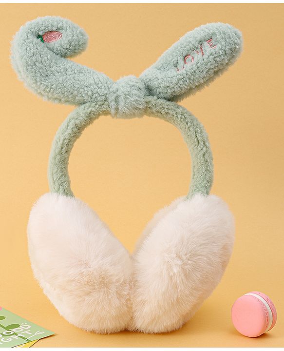 Babyhug Ear Muffs with Ear Applique - Pink