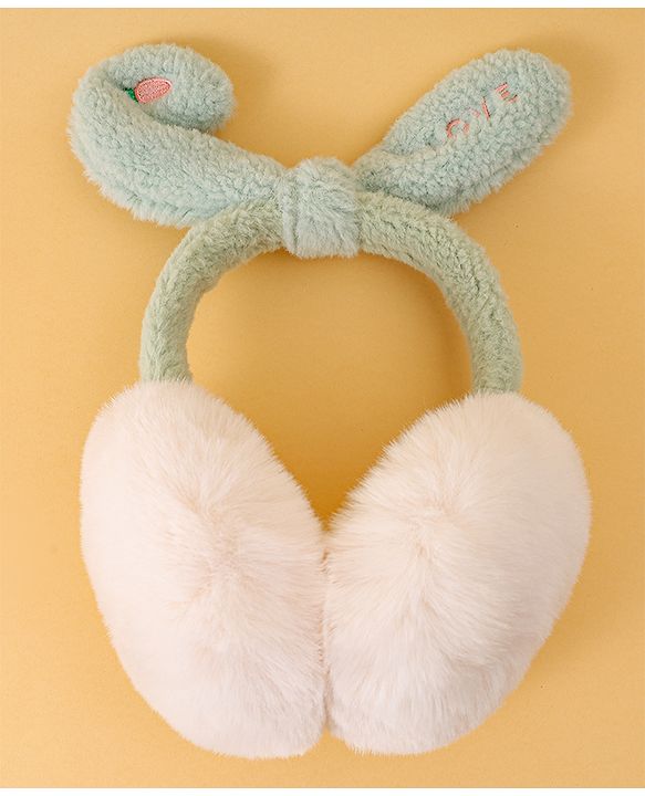 Babyhug Ear Muffs with Ear Applique - Pink