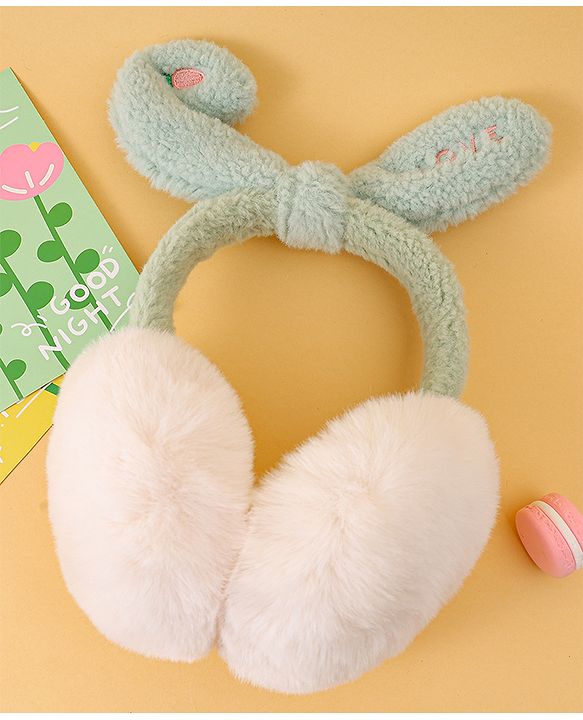 Babyhug Ear Muffs with Ear Applique - Pink