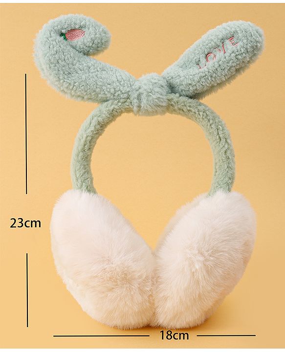 Babyhug Ear Muffs with Ear Applique - Pink