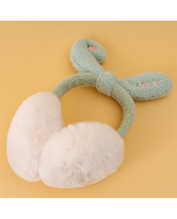 Babyhug Ear Muffs with Ear Applique - Pink